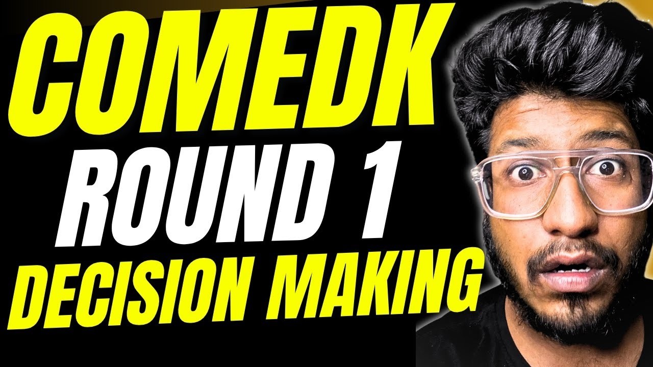 COMEDK 2026 | Round 1 Decision Making | What is the Payment process ?