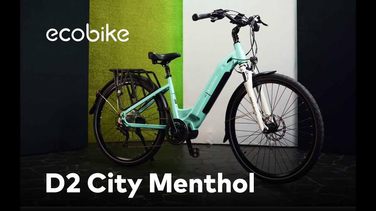 D2 City Menthol - Stylowy, kobiecy i wygodny rower elektryczny