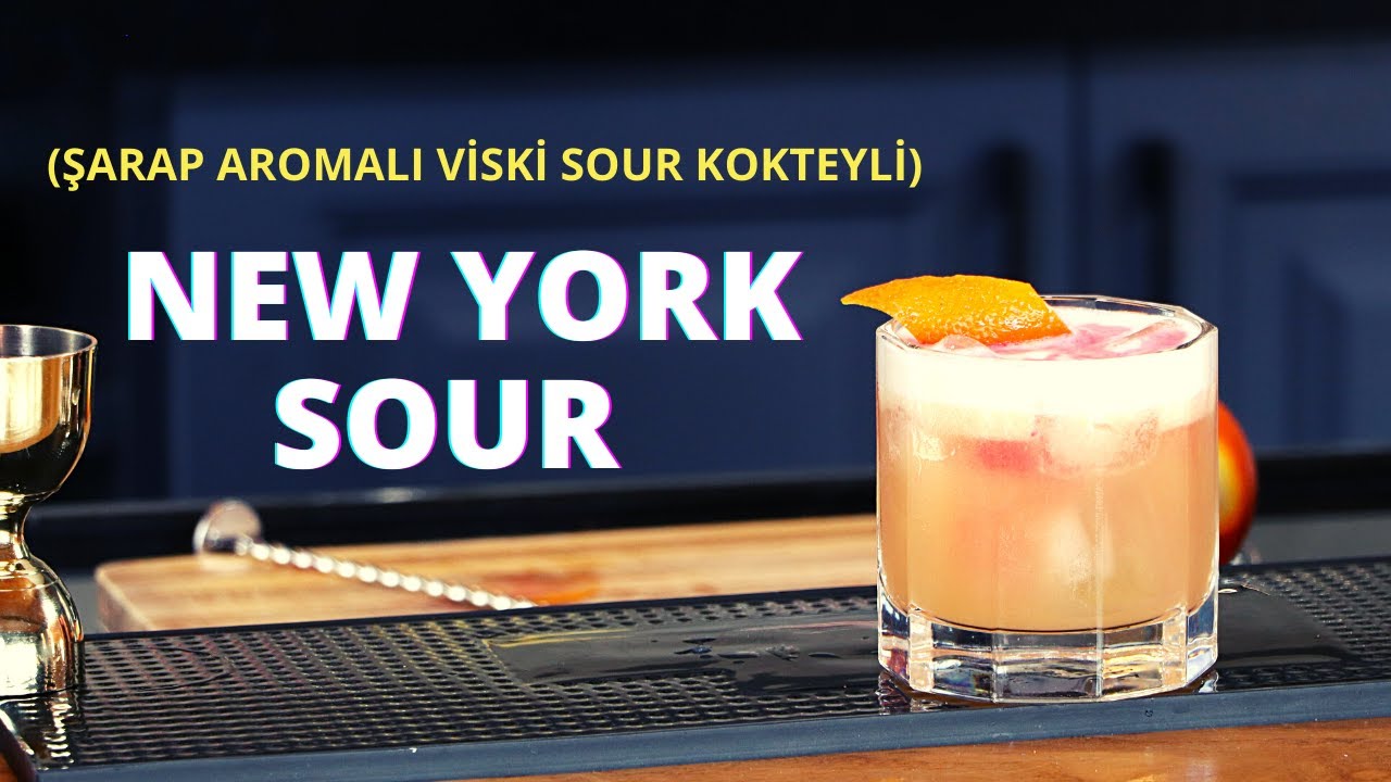 NEW YORK SOUR(şarap aromalı viski kokteyli)