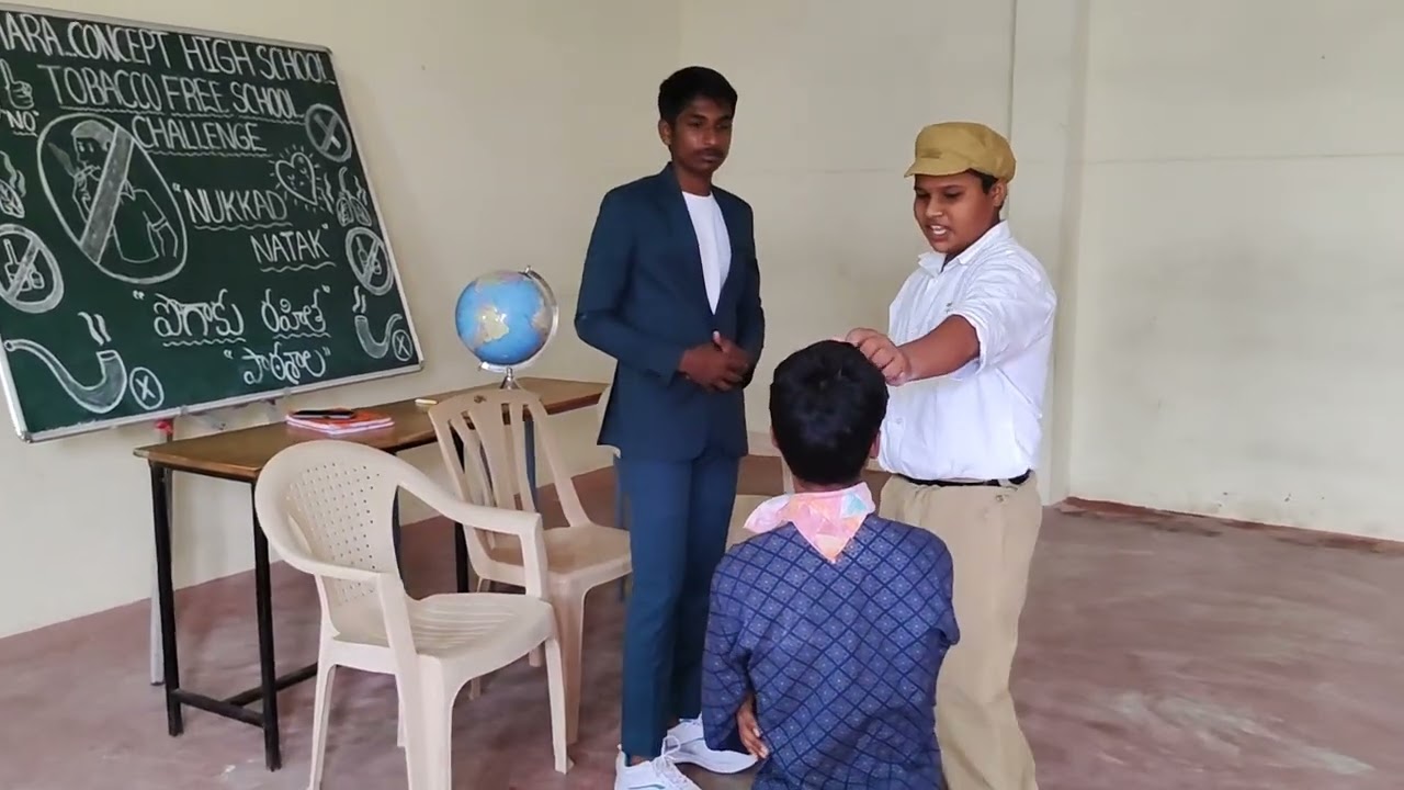 Tobacco Free School Challenge Nukkad Natak by Akshara Students