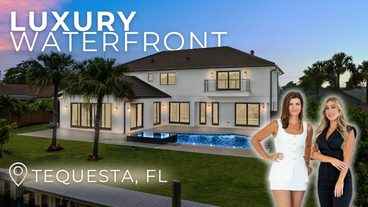 Check Out This Must-see Luxury Waterfront Home In Tequesta - Newly Remodeled!