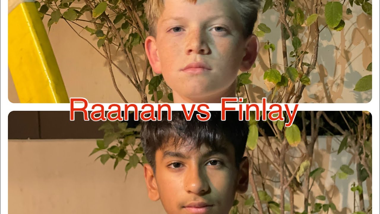 The full video of raanan vs Finlay test match | The cricket bros