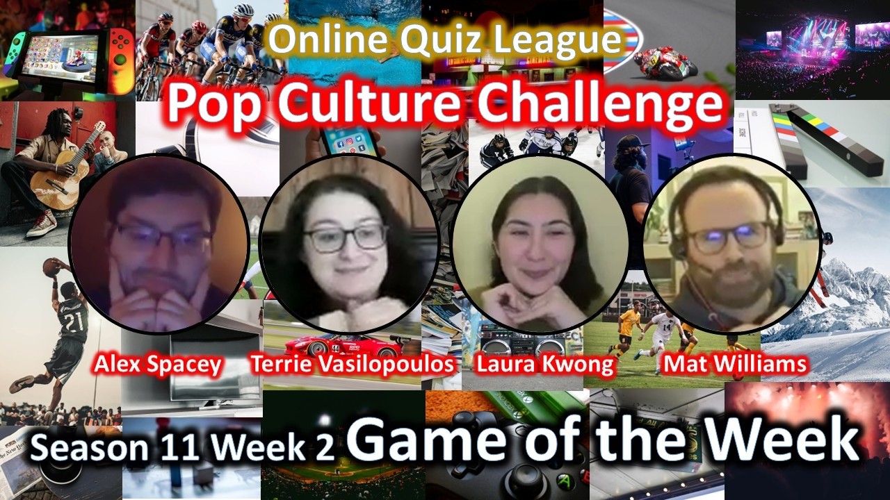 Pop Culture Challenge - Season 11 - Week 2 - Game of the Week
