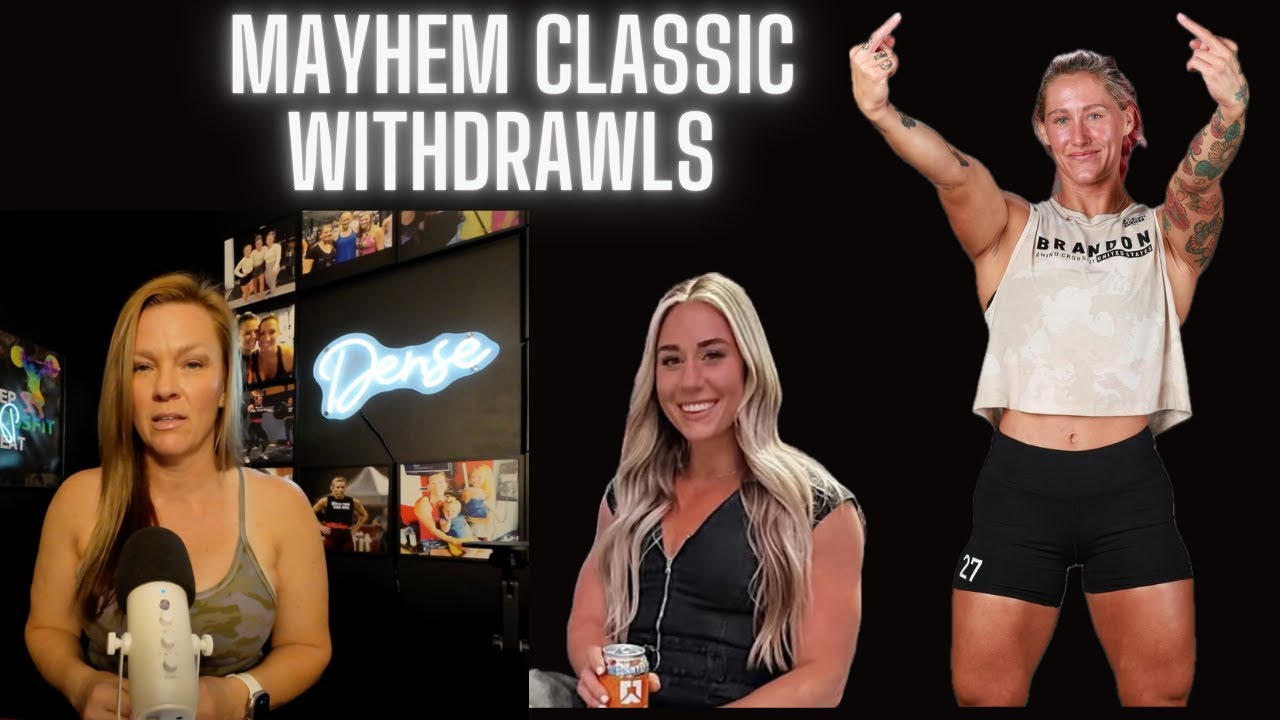 DENSE UPDATES | DANIELLE BRANDON & BROOKE WELLS WITHDRAW FROM MAYHEM | AGE GROUP SEMIFINAL WORKOUTS