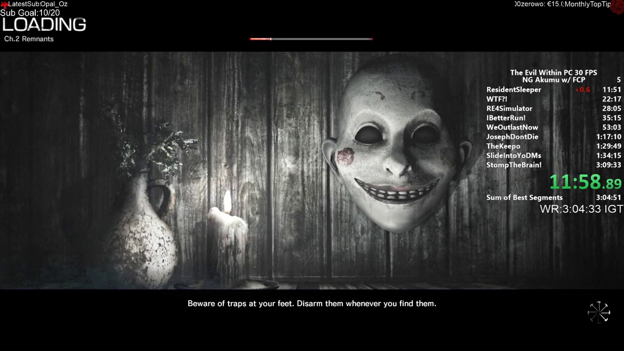 The Evil Within AKUMU Speedrun - The Weirdest Speedrun I've ever done