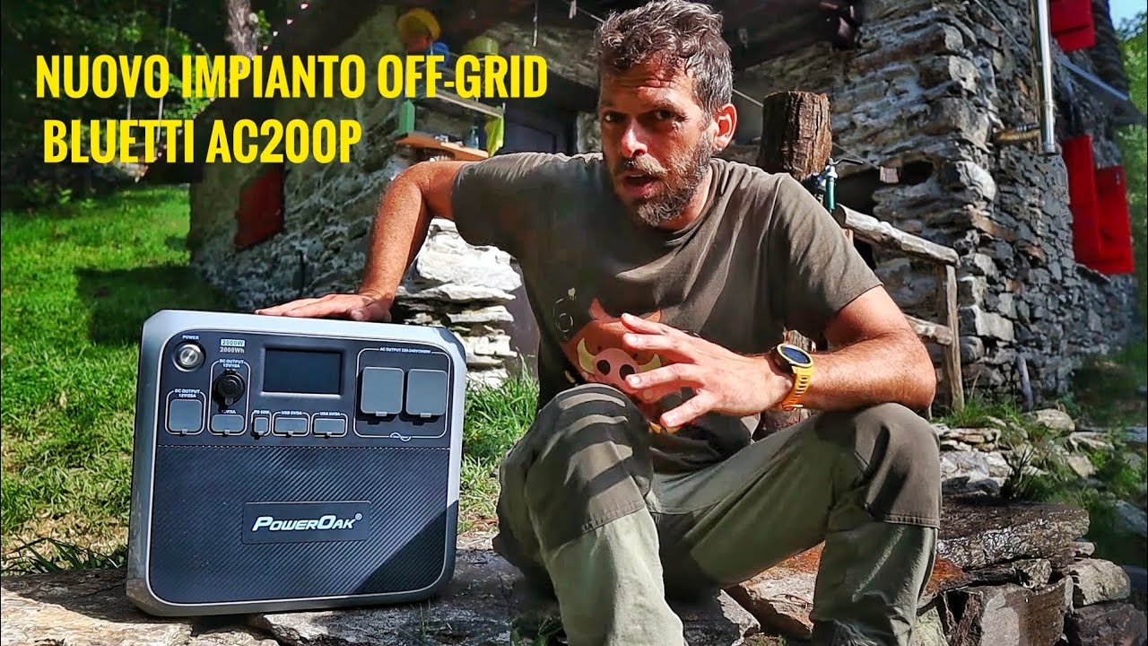 НОВАЯ электрическая система OFF-GRID для хижины (почти) без каких-либо действий. ДУБ Bluetti AC200P