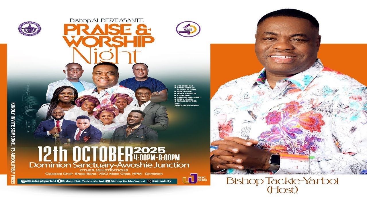 Bishop Albert Asante Praise & Worship Night || VBCI - Dominion Sanctuary || 12.10.2025