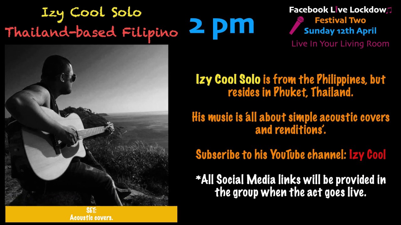 Festival 2: Sunday 11th April | Get to know the acts