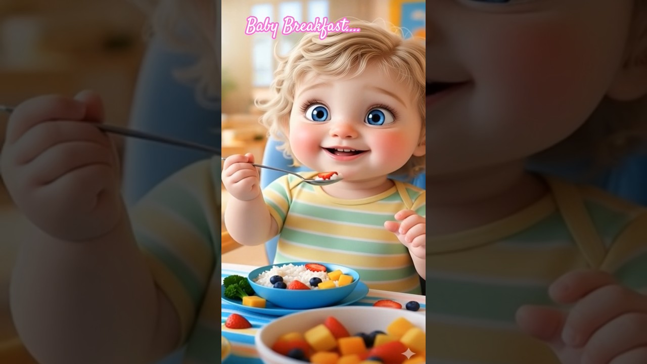 Happy Baby Brackfrast 🥰😍 