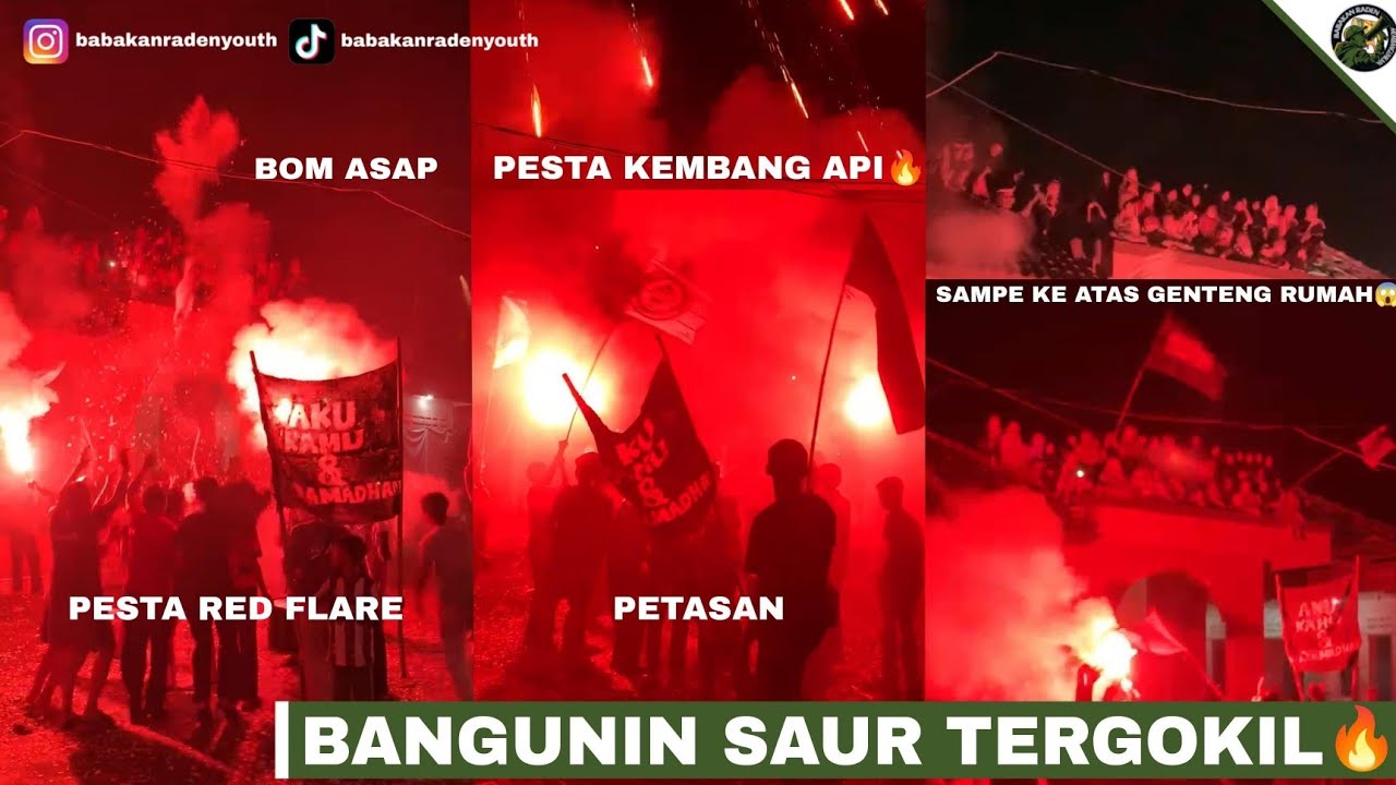 pesta petasan🔥 | bangunin saur tergokil