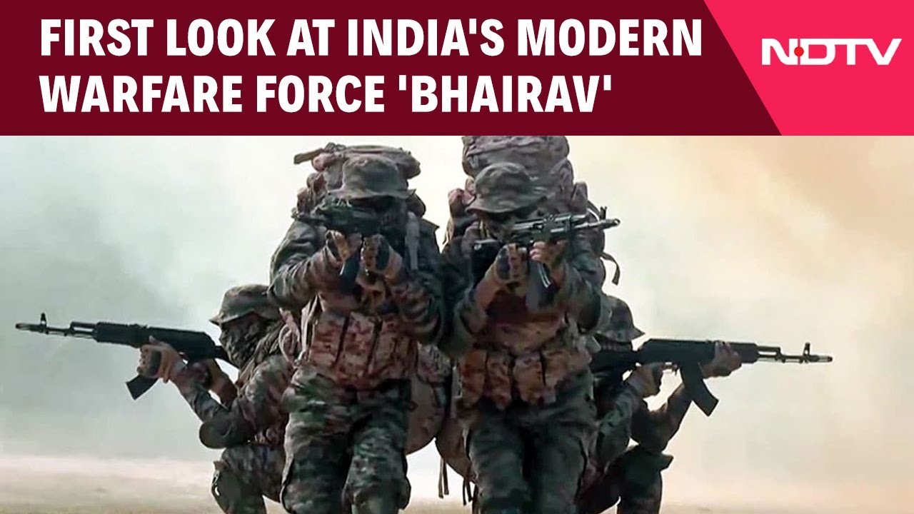 First look At India's Modern Warfare Force 'Bhairav' With One Lakh Drone Operatives And More