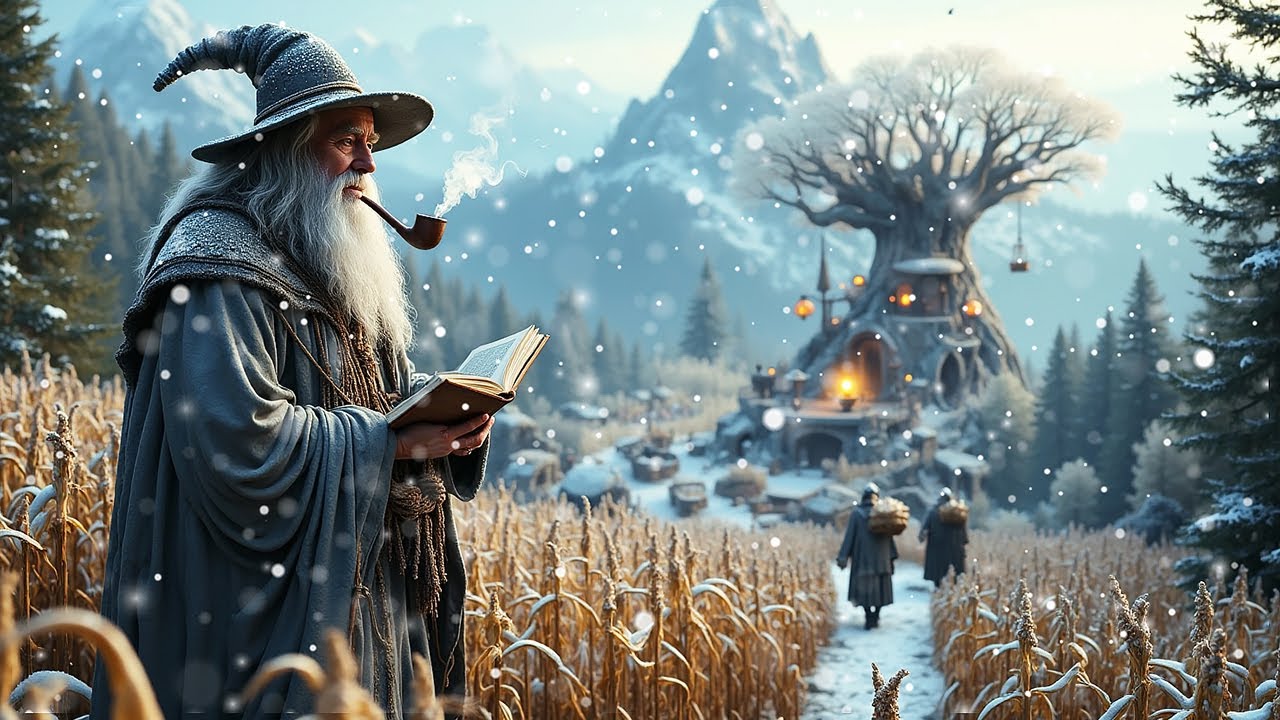 Walking Through the Winter Cornfields | Echoes of the Ancient Forest