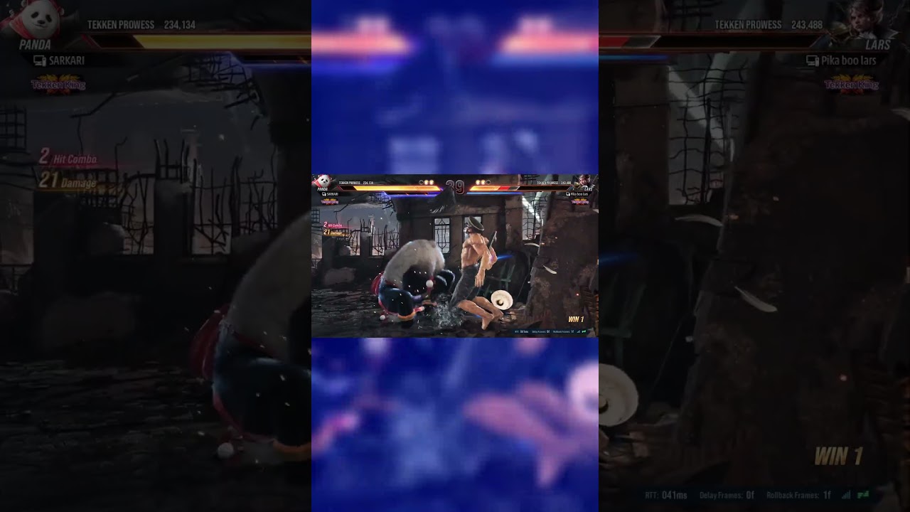 panda match in rank  #tekken8 #panda  #gaming