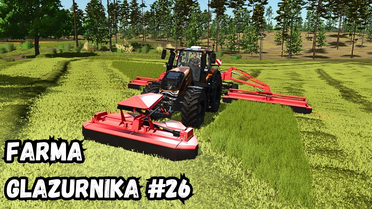 Zrębki sprzedane 💰 i DUŻY KONTRAKT na łąkę! 🚜– Farma Glazurnika #26  | FS25