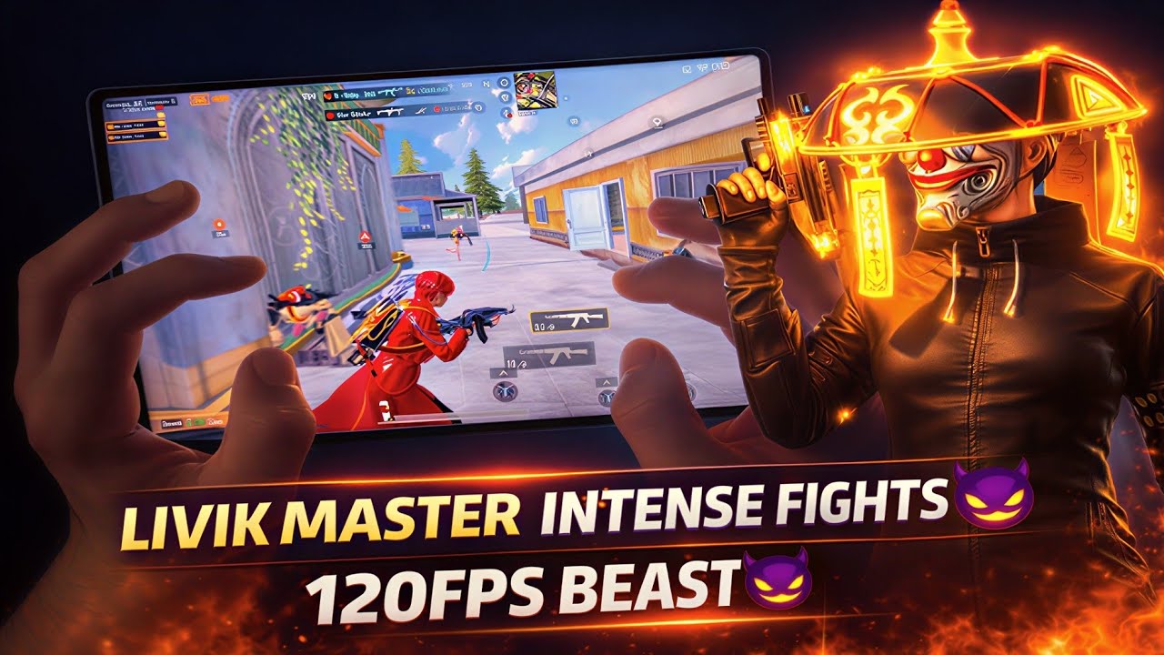 LIVIK MASTER 🔥 120FPS BEAST Gameplay | Insane Close Range Fights 😈 | BABA YAGA 99 