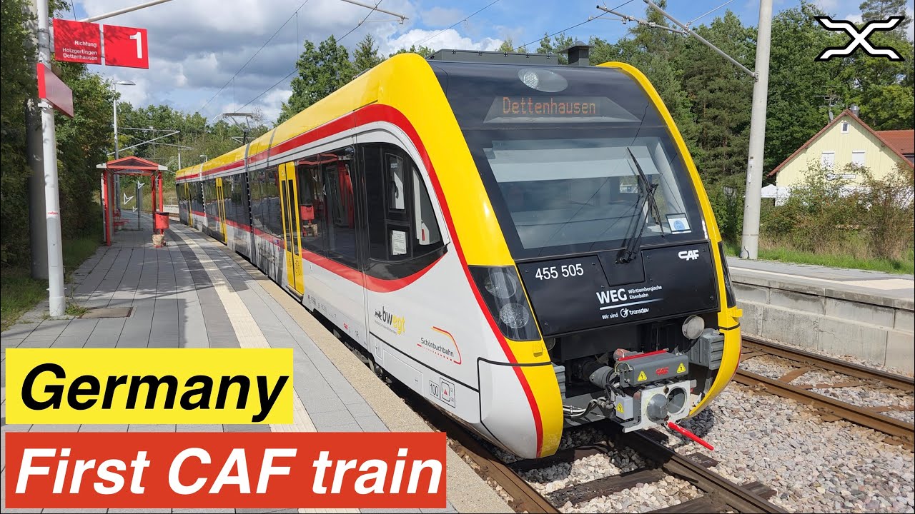 Erste CAF zug in Deutschland | Neue Schönbuchbahn | First CAF train in Germany | CAF Nexio