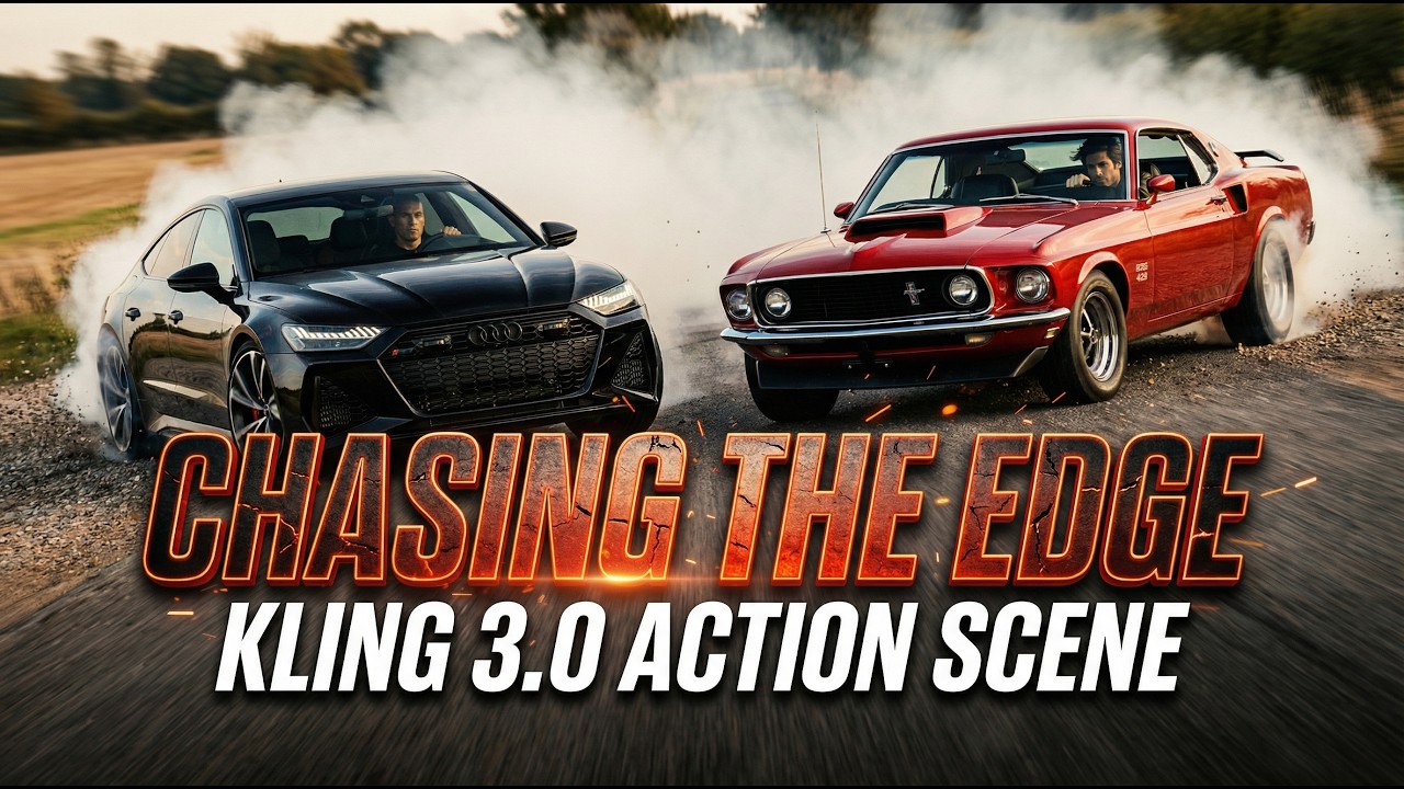 Chasing the Edge - Kling 3.0 Action Scene