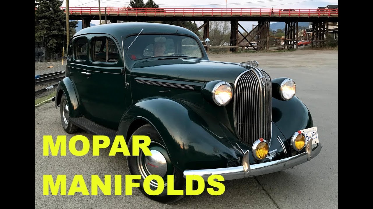 Vintage Flathead 6 Mopar Manifolds