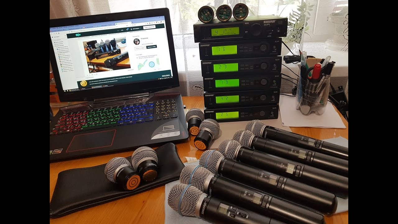 Оригинальные радиомикрофоны Original Shure PG,PGX,SLX,ULXp.Радиомикрофон Shure