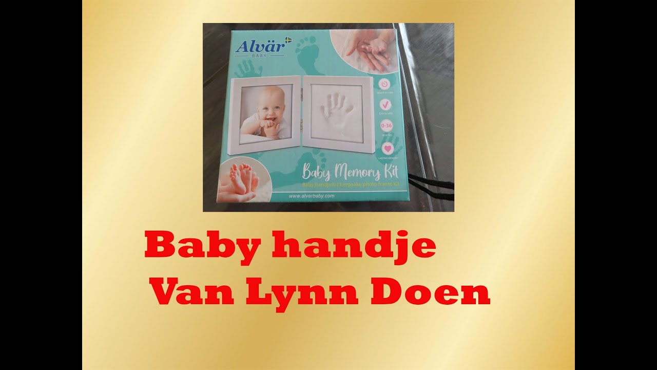 baby memorie kit van de action maken met Lynn haar handje ( #vlog90 ) #action