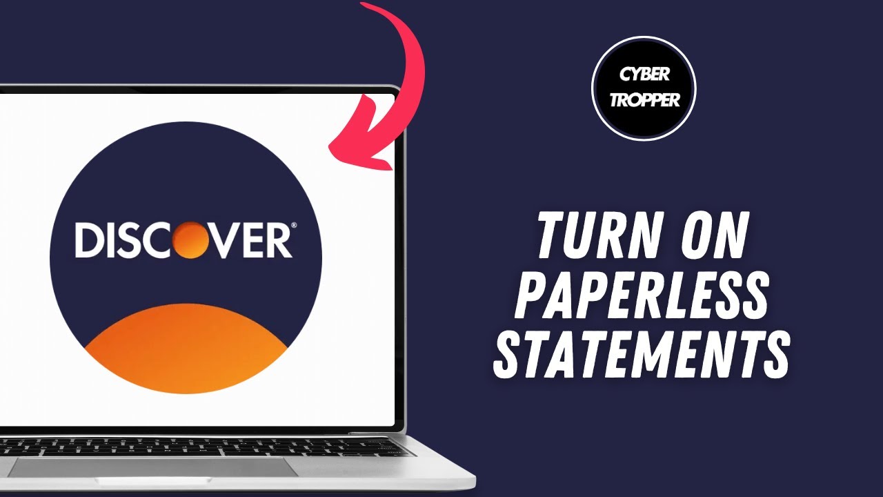 How to Turn On Paperless Statements in Discover Bank Online