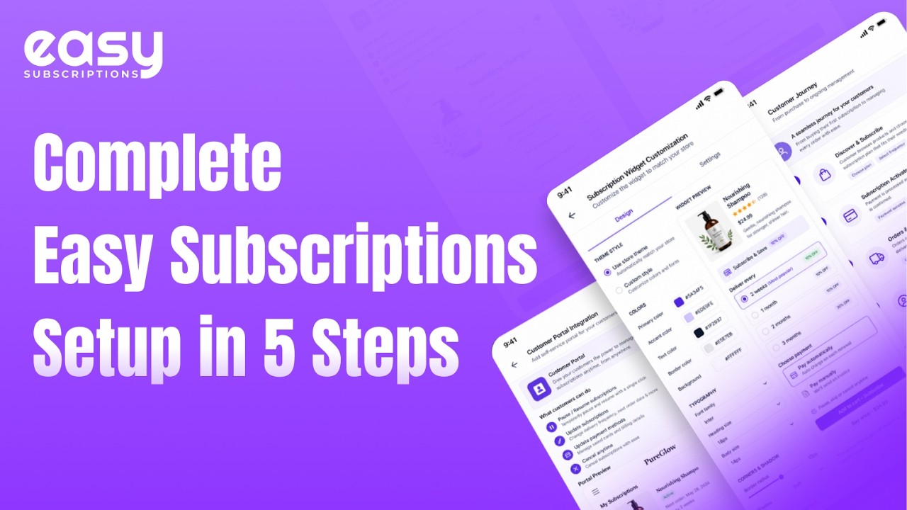 The New Way to Set Up Subscriptions on Shopify (Easy Subscriptions App)