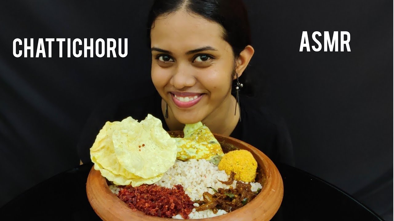 CHATTICHORU 💥😋💯 വിഷു special Ufff 😍ASMR Eating ചട്ടിച്ചോറ് KERALA MUKBANG MALAYALAM