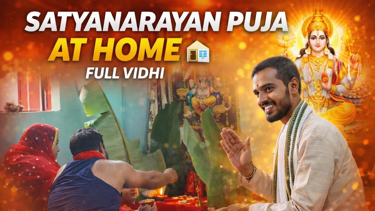 SATNARAYAN PUJA at home || FULL VIDHI || 