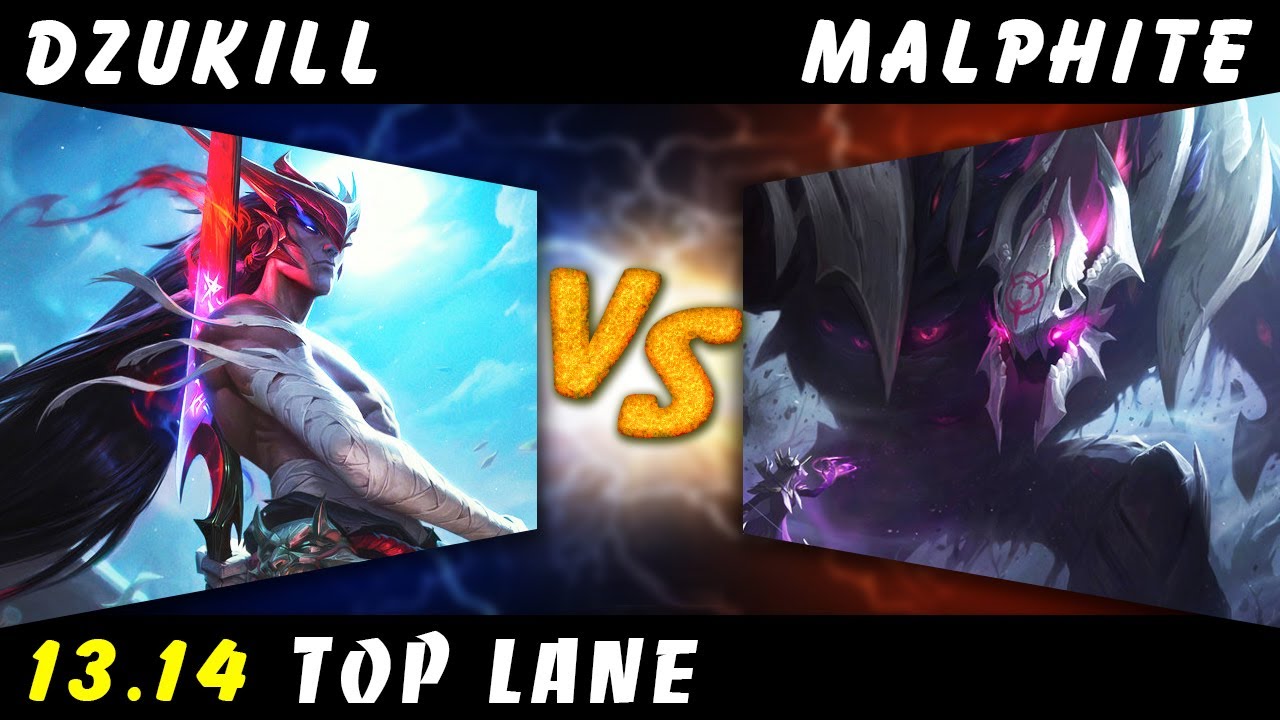 Dzukill - Yone vs Malphite TOP Patch 13.14 - Yone Gameplay