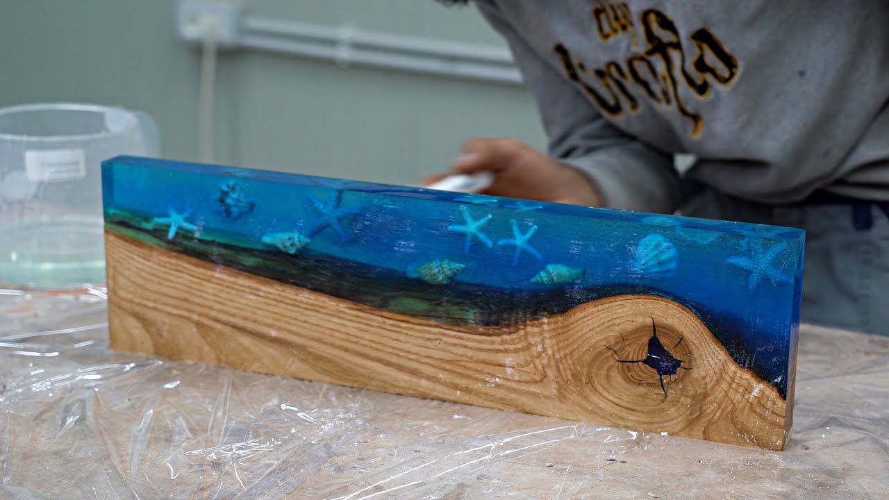 Making An Epoxy Coat Rack