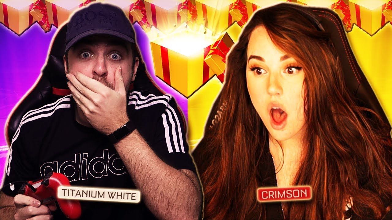 My Most *INTENSE* Crate Opening Battle in Rocket League vs ATHENA... | NEW Golden Gift 2020!
