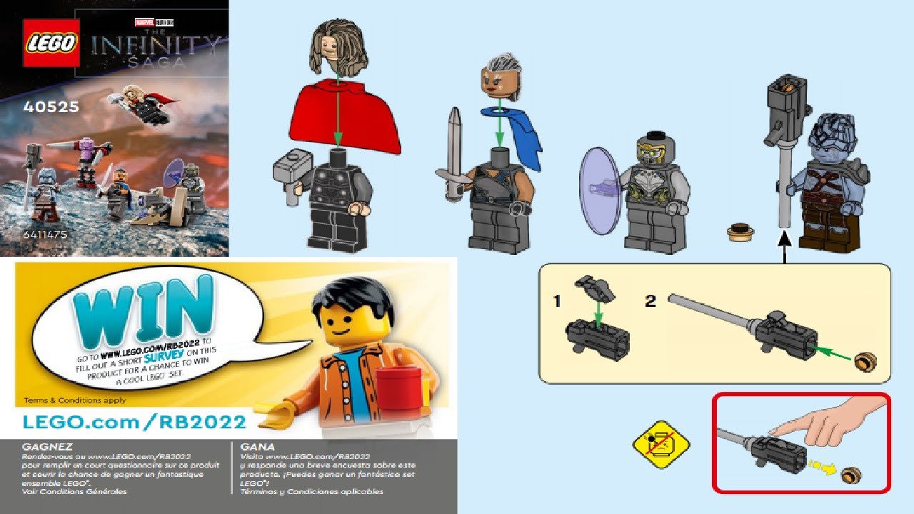 LEGO instructions - Super Heroes - 40525 - Endgame Battle