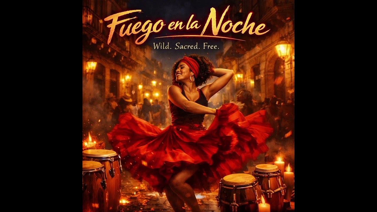 Fuego en la Noche - Estia Riekert.  Music - Suno AI