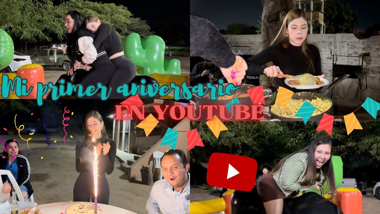 FESTEJANDO MI 1ER. ANIVERSARIO EN YOUTUBE ✨🎉 | VLOG