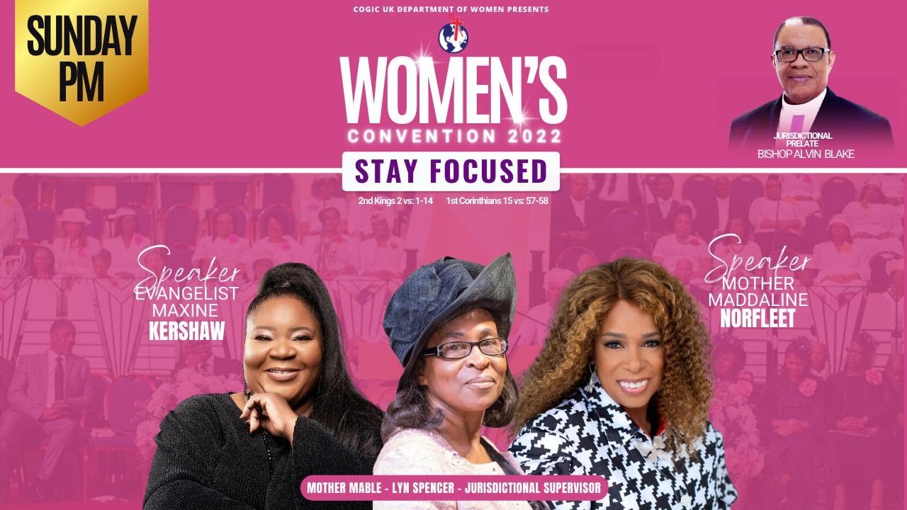COGIC UK Women's Convention 2022 | Sunday 2nd October 2022 PM