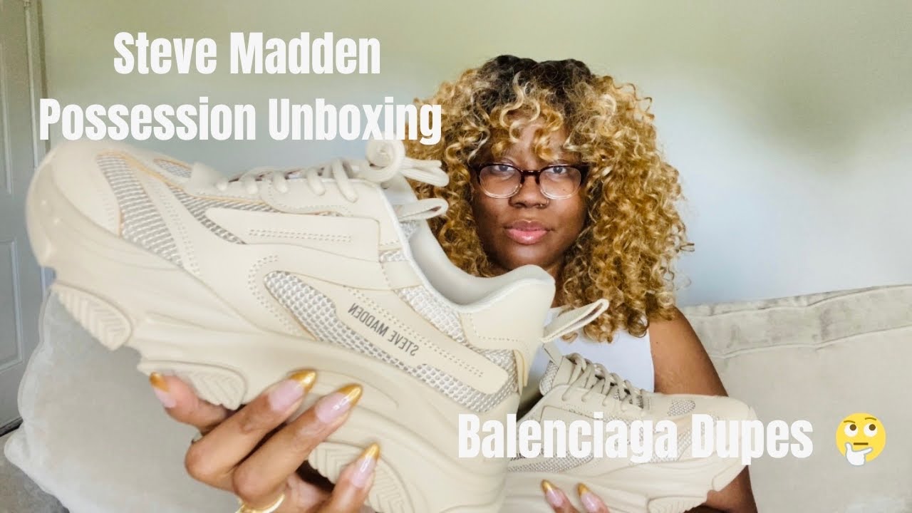 STEVE MADDEN POSSESSION SNEAKER UNBOXING/ REVIEW ( sizing )