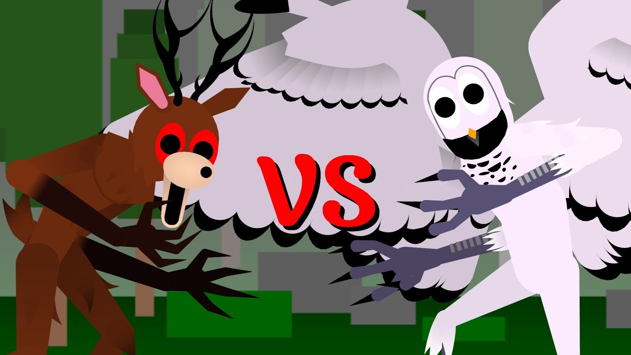 Deer VS Owl 99 Nights in the Forest Animation 