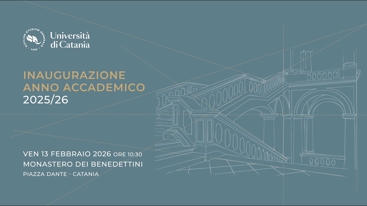 Inaugurazione 591° anno accademico Università di Catania