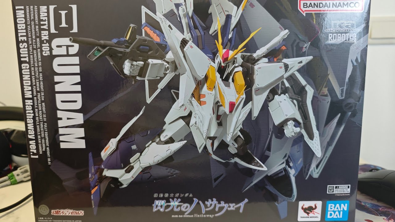 【新糕速评】万代 Bandai Robot 魂 Ka SIgnature 柯西高达 Ξ Gundam XI 闪光的哈撒韦版 Mobile Suit GundamHathaway ver.