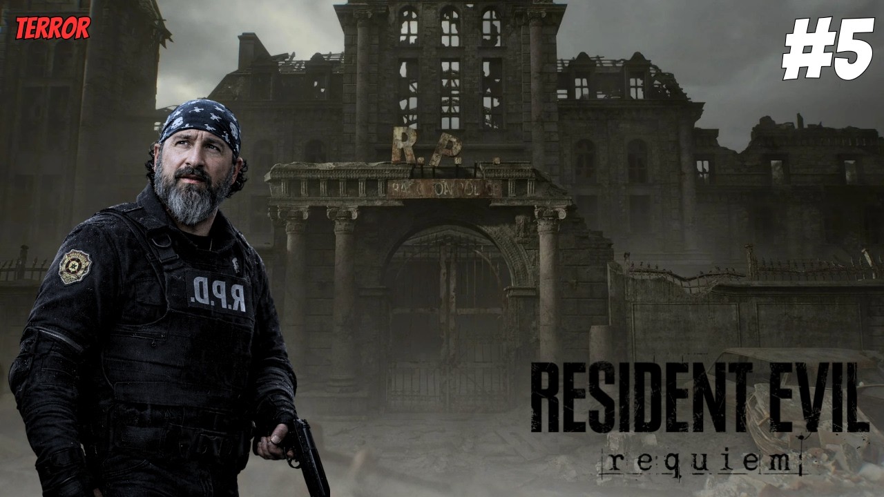 Resident Evil 9 Requiem - LIVE #5 | Chegamos em Raccoon City!