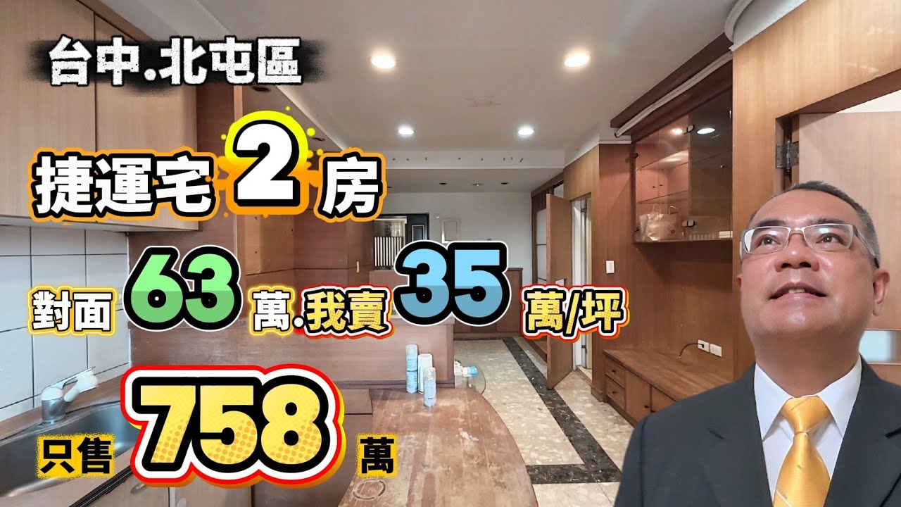 對面63萬我賣35萬/坪 | 裝潢2房 | 文心崇德捷運站100公尺 | 對面就是文心國小 | 正文心路門牌 | 只售35萬/坪 | 先求有再求好 | 阿紅我會買 | 好售宅網