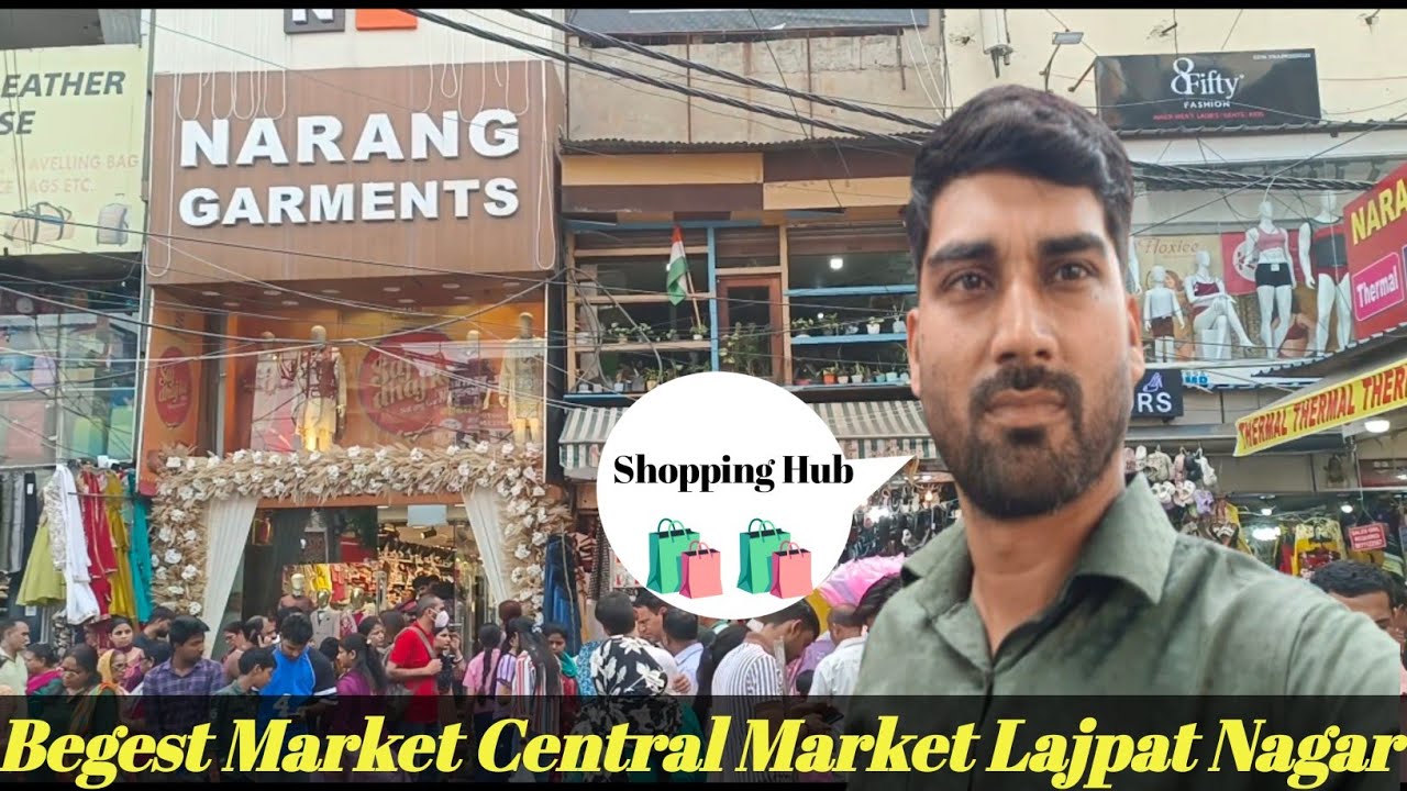 Beggest Market Central Market 🛍️! Pushpa Market Lajpat Nagar🛍️!! Shopping Market Central Market 🛍️!!