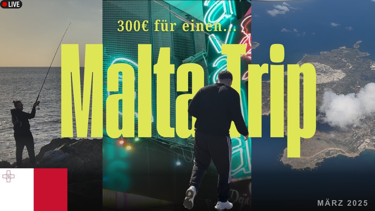 Mein erster VLOG... für 300€ eine Woche auf Malta