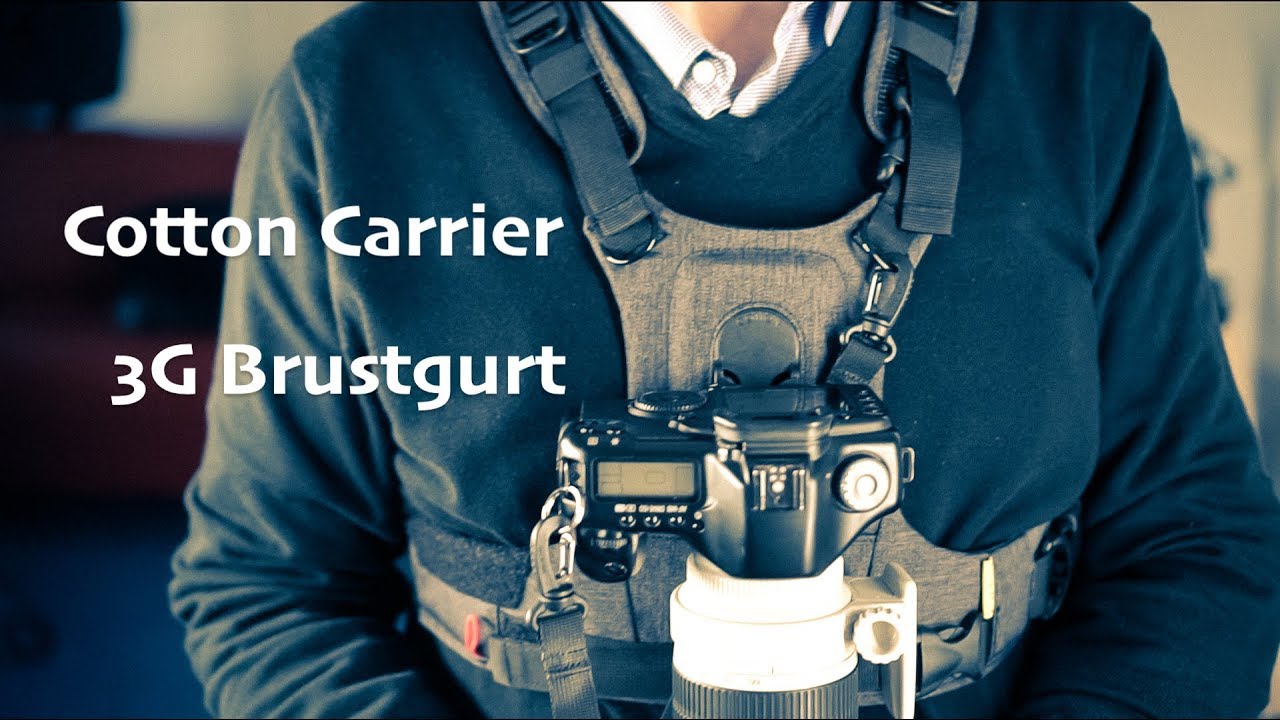 Cotton Carrier Camera G3 - Einzigartiger Brustgurt für 1 Kamera - Supersicher und leicht!