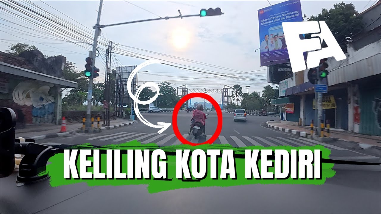 [DashcamVlog] KELILING KEDIRI HAMPIR SAJA TERJADI SESUATU⁉️ || JALANAN KOTA KOTA