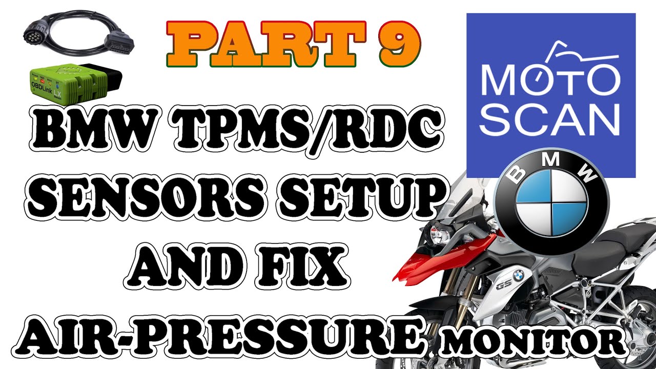FIX BMW TPMS/RDC AIR PRESSURE MONITOR SENSORS PART 9 MOTOSCAN