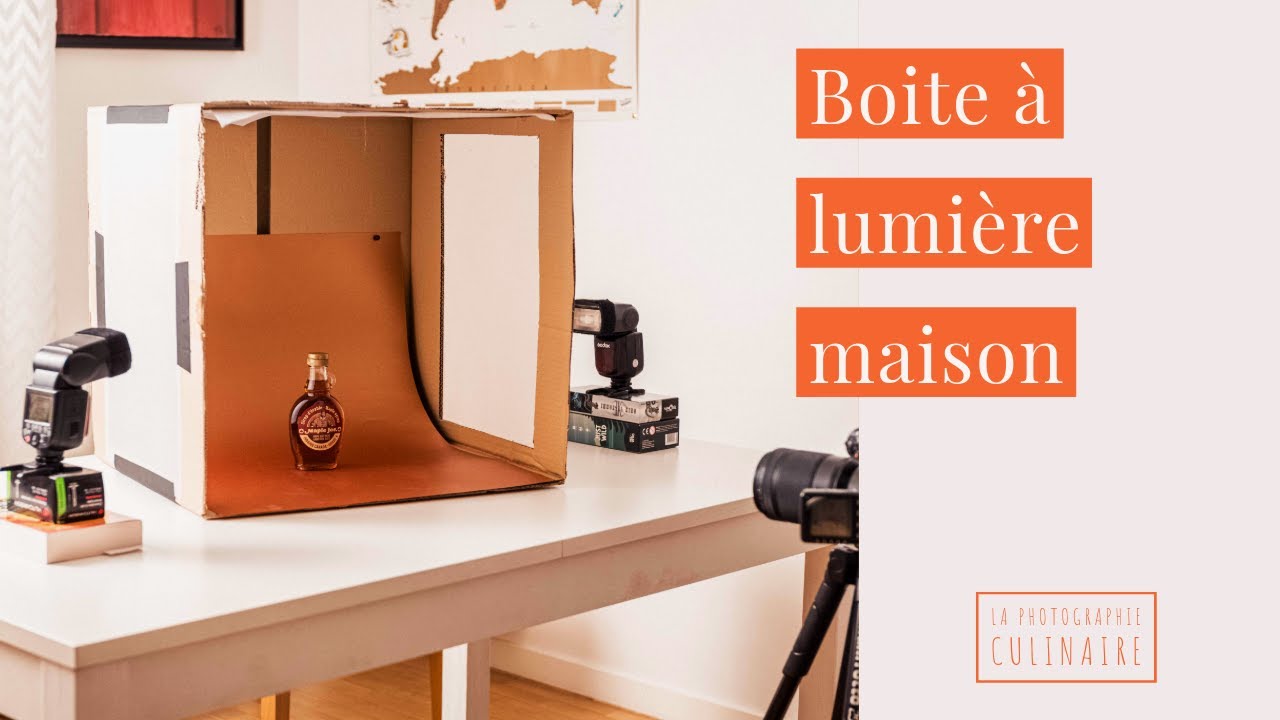 DIY  boite à lumière maison pour photos packshot