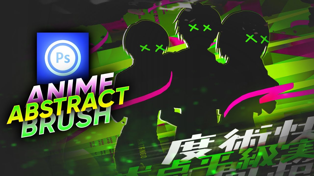 Speed Art | Anime Abstract Brush - Photoshop Touch Android
