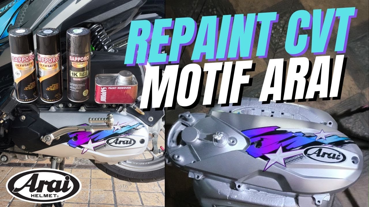 REPAINT CVT MOTIF ARAI | STIKER ARAI | VARIO LED OLD