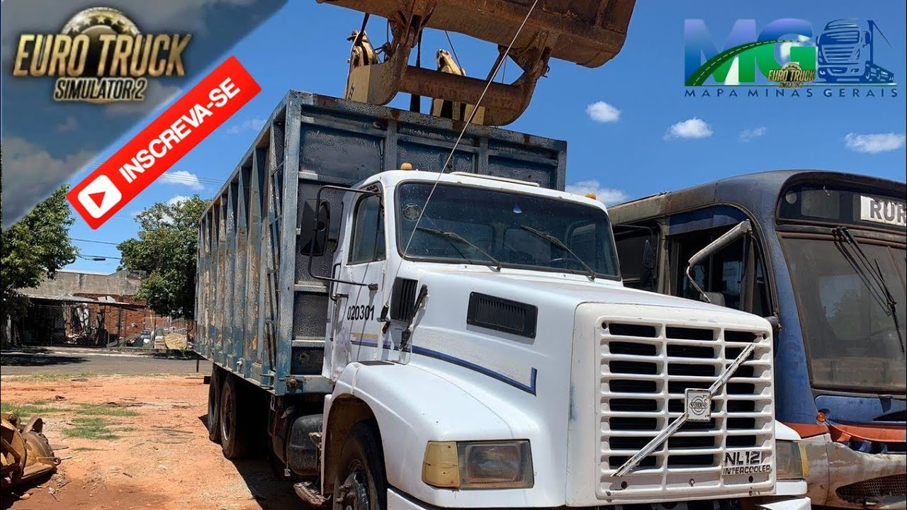 ({Euro truck 2)} Mapa de Minas no puxe da sucata gameplay realista 